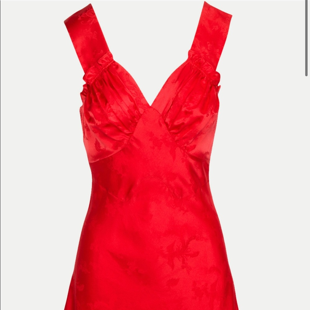 Realization Par “the roxy” dress in red dragon